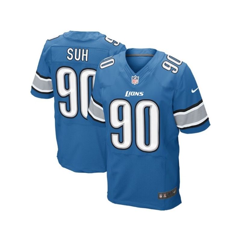 Cheap Ndamukong Suh Lions Jersey #90 Blue From China Elite Cheap Ndamukong Suh Lions Jersey #90 Blue From China Elite