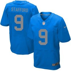 Cheap Matthew Stafford Lions Jersey #9 Blue Alternate From China Elite