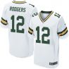 Cheap Aaron Rodgers Packers Jersey #12 White From China Elite