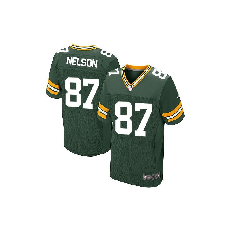 Cheap Jordy Nelson Packers Jersey #87 Green From China Elite