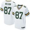 Cheap Jordy Nelson Packers Jersey #87 White From China Elite