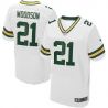 Cheap Charles Woodson Packers Jersey #21 White From China Elite