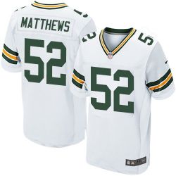 Cheap Clay Matthews Packers Jersey #52 White From China Elite