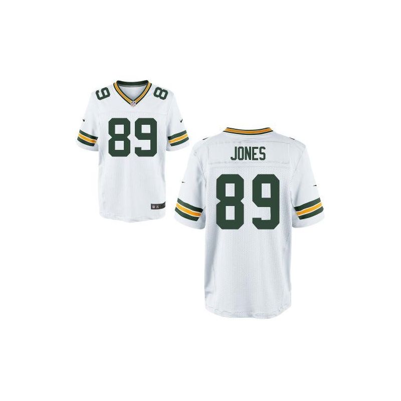 Cheap James Jones Packers Jersey #89 White From China Elite