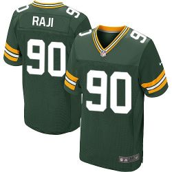 Cheap B J Raji Packers Jersey #90 Green From China Elite