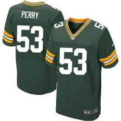 Cheap Nick Perry Packers Jersey #53 Green From China Elite