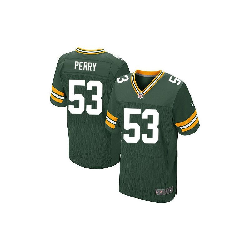 Cheap Nick Perry Packers Jersey #53 Green From China Elite