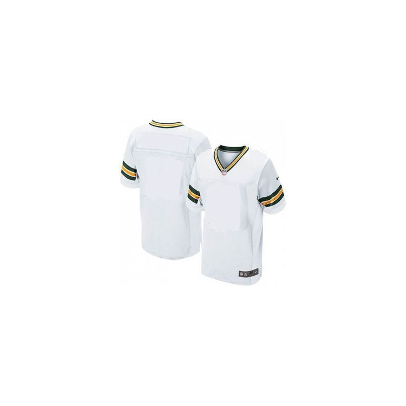 Cheap Packers Blank Jersey White From China Elite