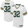 Cheap Cedric Benson Packers Jersey #32 White From China Elite