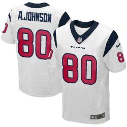 Cheap Andre Johnson Texans Jersey #80 White From China Elite