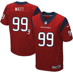 Cheap JJ Watt Texans Jersey #99 Red From China Elite