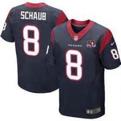 Cheap Matt Schaub Texans Jersey #8 Blue 10 Anniversary From China Elite