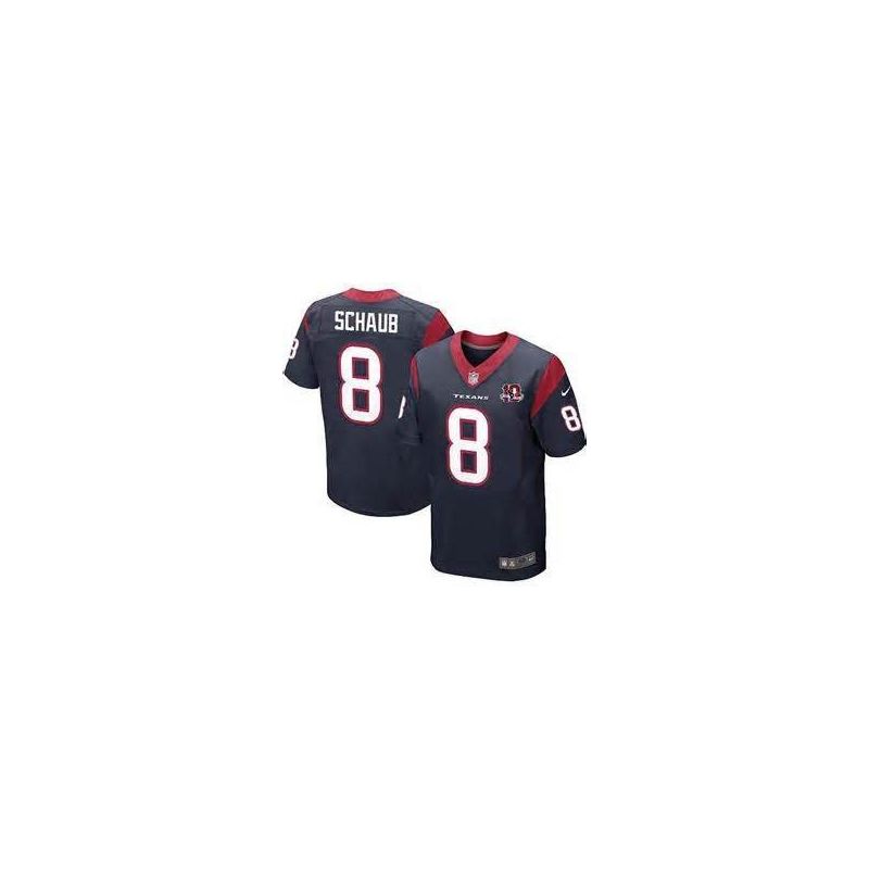 Cheap Matt Schaub Texans Jersey #8 Blue 10 Anniversary From China Elite