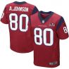 Cheap Andre Johnson Texans Jersey #80 Red 10 Anniversary From China Elite