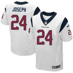 Cheap Johnathan Joseph Texans Jersey #24 White From China Elite