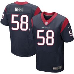 Cheap Brooks Reed Texans Jersey #58 Blue From China Elite