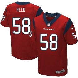 Cheap Brooks Reed Texans Jersey #58 Red From China Elite