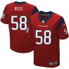 Cheap Brooks Reed Texans Jersey #58 Red From China Elite