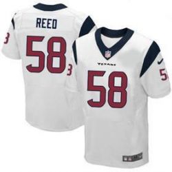 Cheap Brooks Reed Texans Jersey #58 White From China Elite