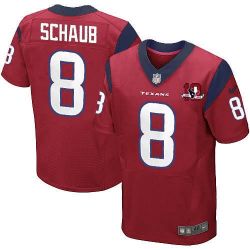 Cheap Matt Schaub Texans Jersey #8 Red 10 Anniversary From China Elite