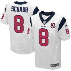 Cheap Matt Schaub Texans Jersey #8 White From China Elite