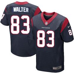 Cheap Kevin Walter Texans Jersey #83 Blue From China Elite
