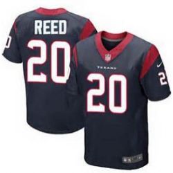 Cheap Ed Reed Texans Jersey #20 Blue From China Elite
