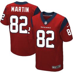 Cheap Keshawn Martin Texans Jersey #82 Red From China Elite