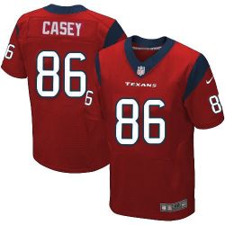Cheap James Casey Texans Jersey #86 Red From China Elite