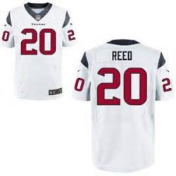 Cheap Ed Reed Texans Jersey From China #20 White Elite