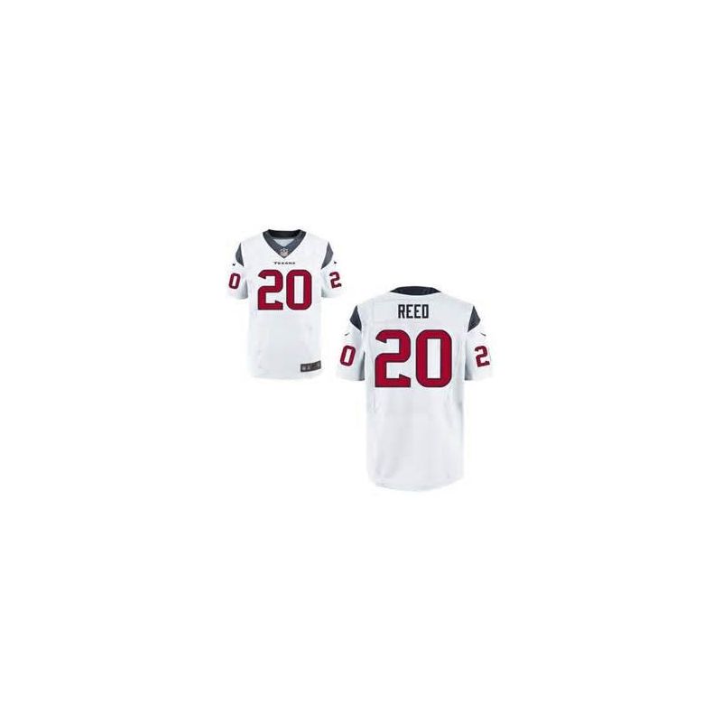 Cheap Ed Reed Texans Jersey From China #20 White Elite