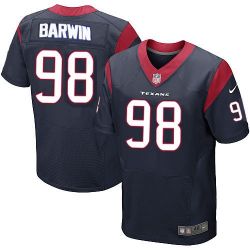 Cheap Connor Barwin Texans Jersey #98 Blue From China Elite