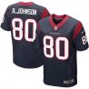 Cheap Andre Johnson Texans Jersey #80 Blue From China Elite