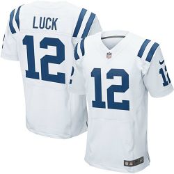 Cheap Andrew Luck Colts Jersey #12 White From China Elite