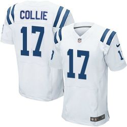 Cheap Austin Collie Colts Jersey #17 White From China Elite