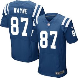 Cheap Reggie Wayne Colts Jersey #87 Blue From China Elite