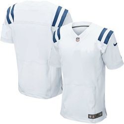Cheap Colts Blank Jersey White From China Elite