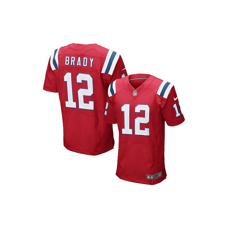 Cheap Tom Brady Patriots Jersey #12 Red From China Elite