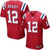 Cheap Tom Brady Patriots Jersey #12 Red From China Elite