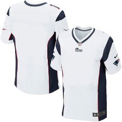 Cheap Patriots Blank Jersey White From China Elite