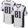 Cheap Aaron Hernandez Patriots Jersey #81 White From China Elite