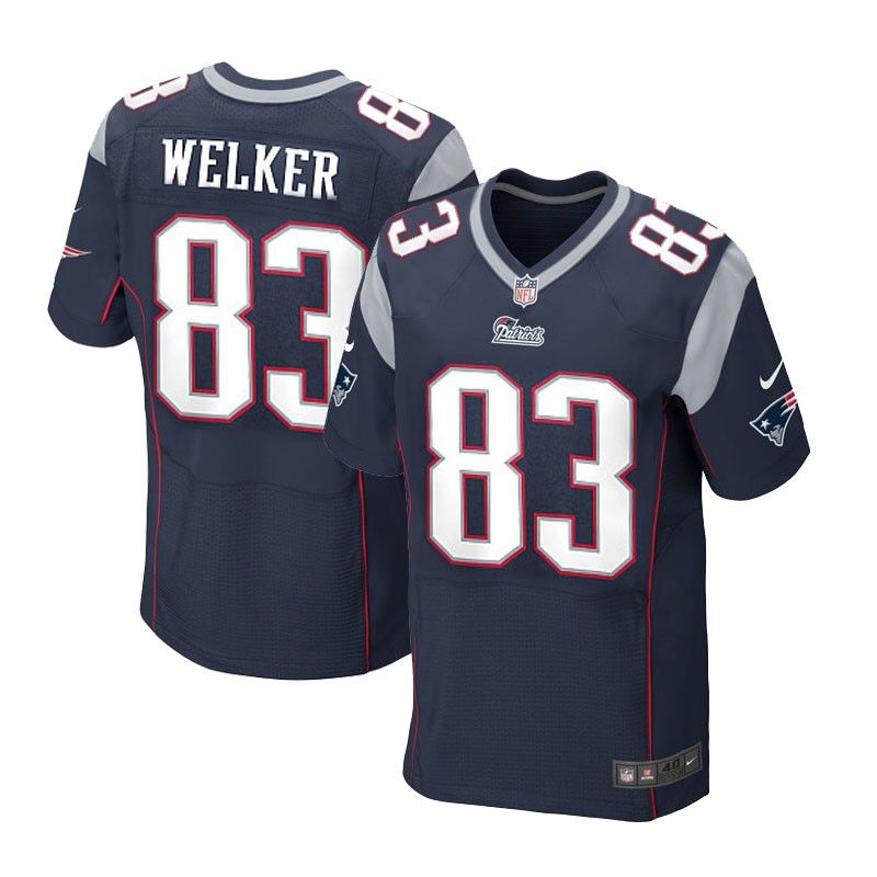 Cheap Wes Welker Patriots Jersey #83 Blue From China Elite