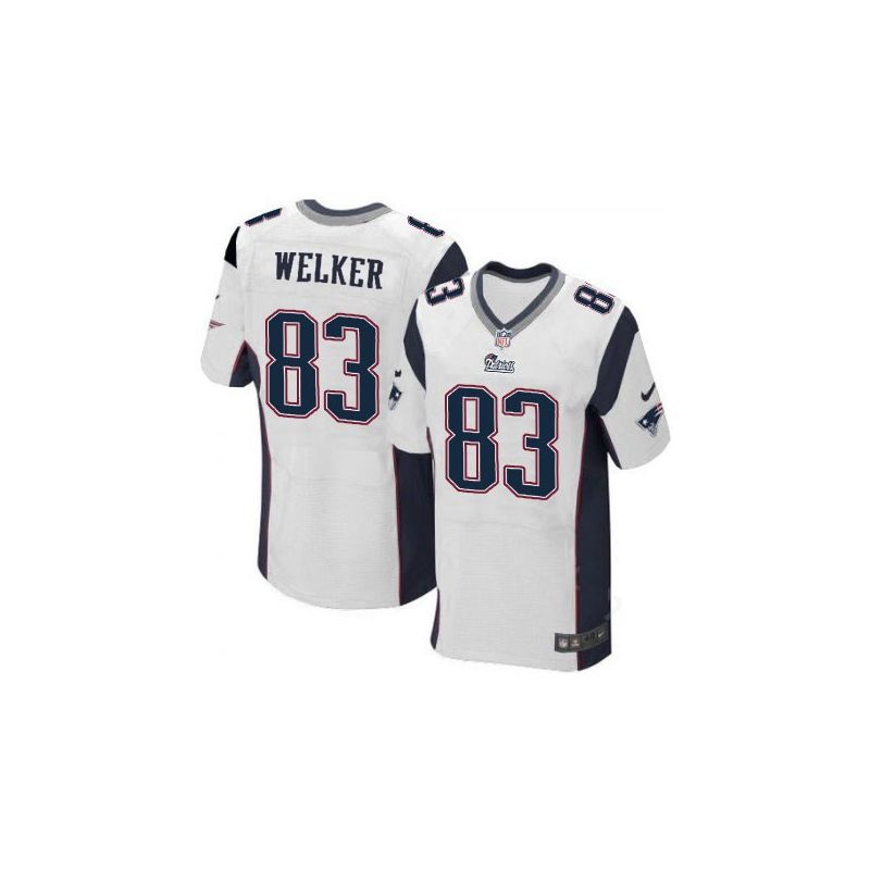 Cheap Wes Welker Patriots Jersey #83 White From China Elite
