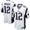 Cheap Tom Brady Patriots Jersey #12 White From China Game