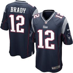 Cheap Tom Brady Patriots Jersey #12 Blue From China Game