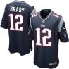 Cheap Tom Brady Patriots Jersey #12 Blue From China Game