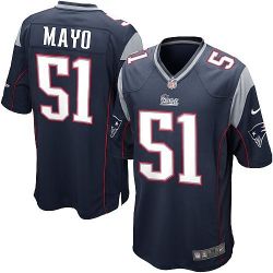 Cheap Jerod Mayo Patriots Jersey #51 Blue From China Game