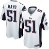 Cheap Jerod Mayo Patriots Jersey #51 White From China Game