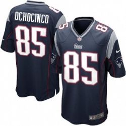 Cheap Chad Ochocinco Patriots Jersey #85 Blue From China Game