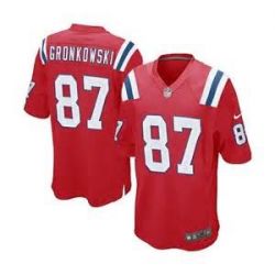 Cheap Rob Gronkowski Patriots Jersey #87 Red From China Limited
